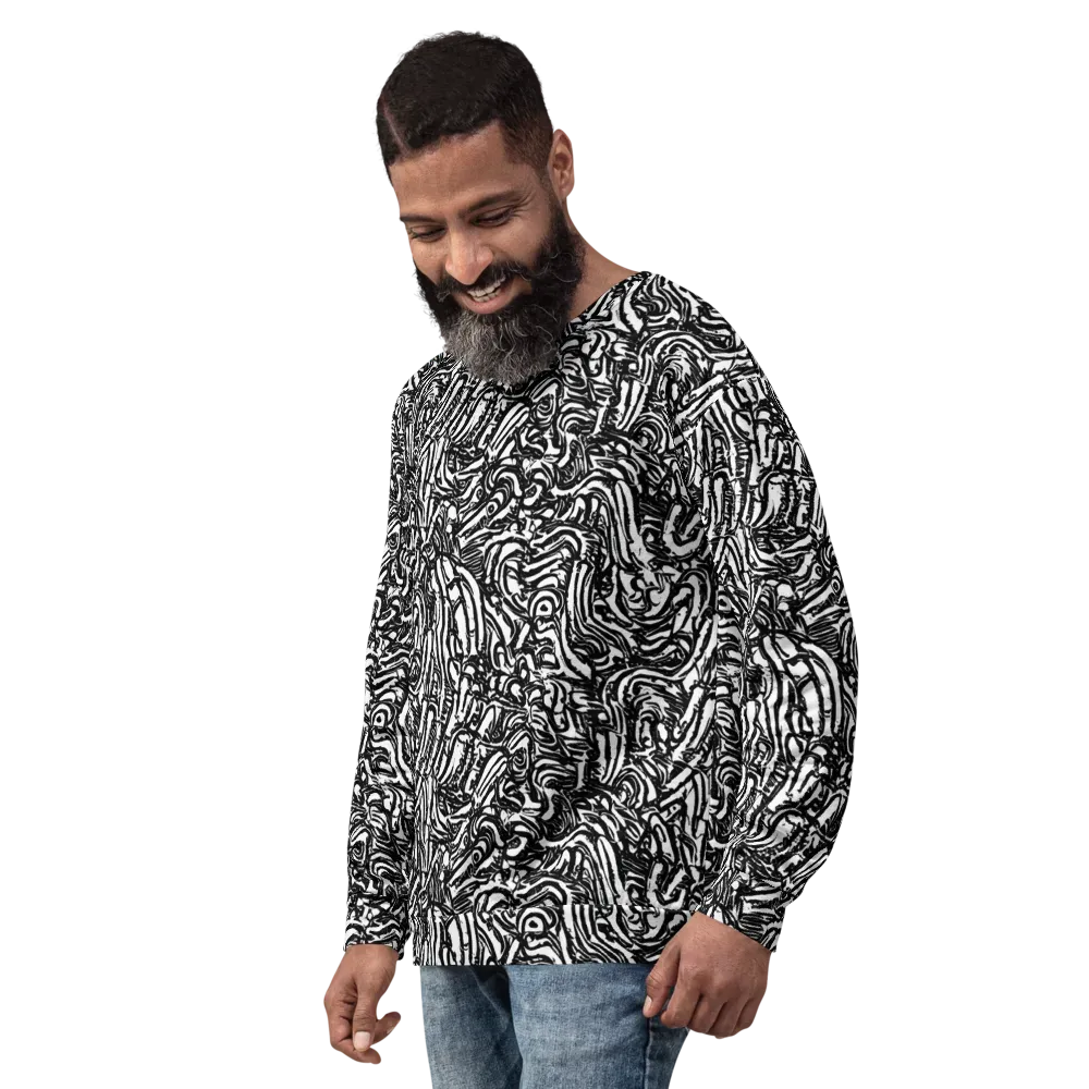 Shadow Marbling on Sweatshirt — Left Front