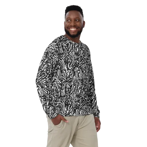 Shadow Marbling on a Sweatshirt