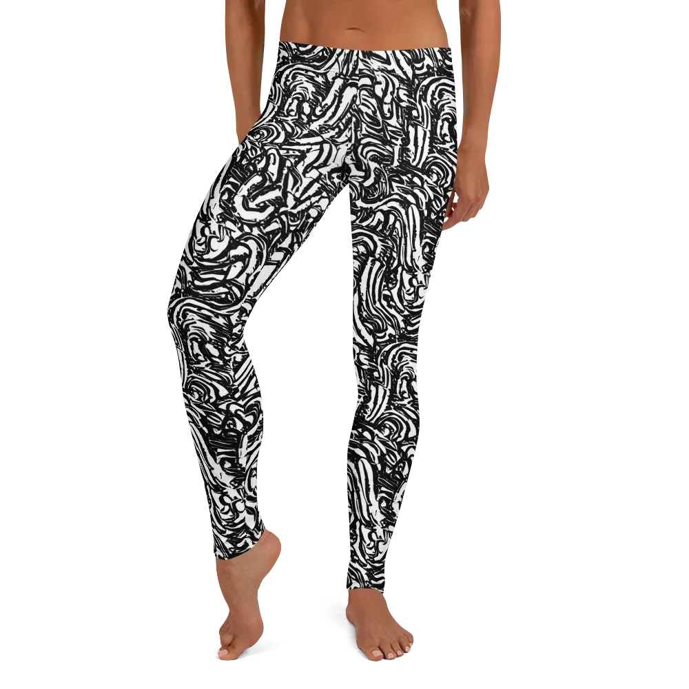 Shadow Marbling on Leggings — Front