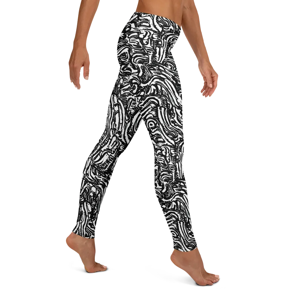 Shadow Marbling on Leggings — Right