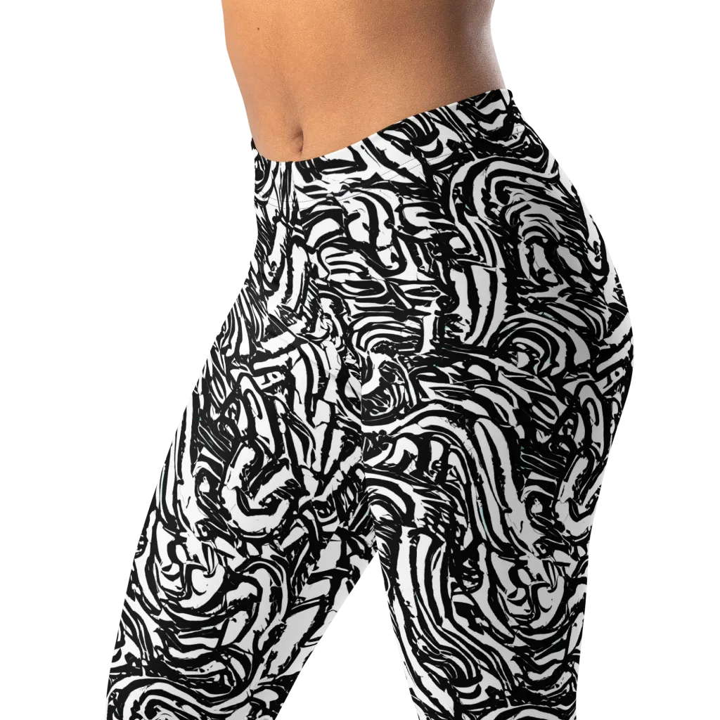 Shadow Marbling on Leggings — Left Front