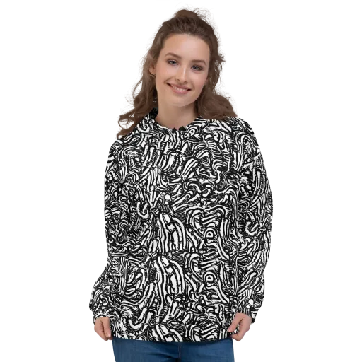Shadow Marbling on a Hoodie