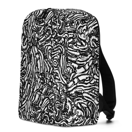 Shadow Marbling on a Minimalist Backpack