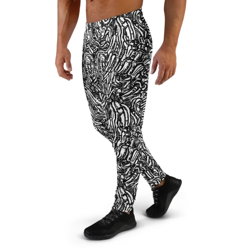 Shadow Marbling on a Men's Joggers