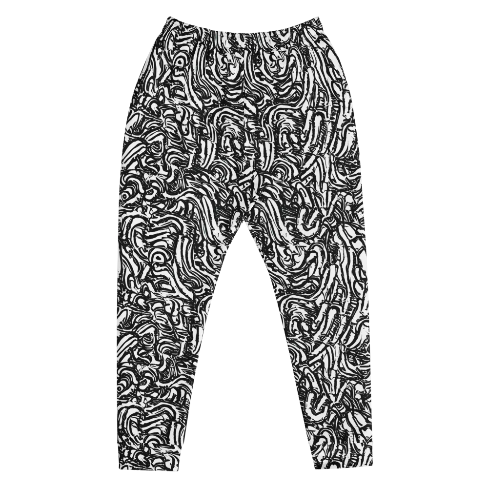 Shadow Marbling on Men's Joggers — Front