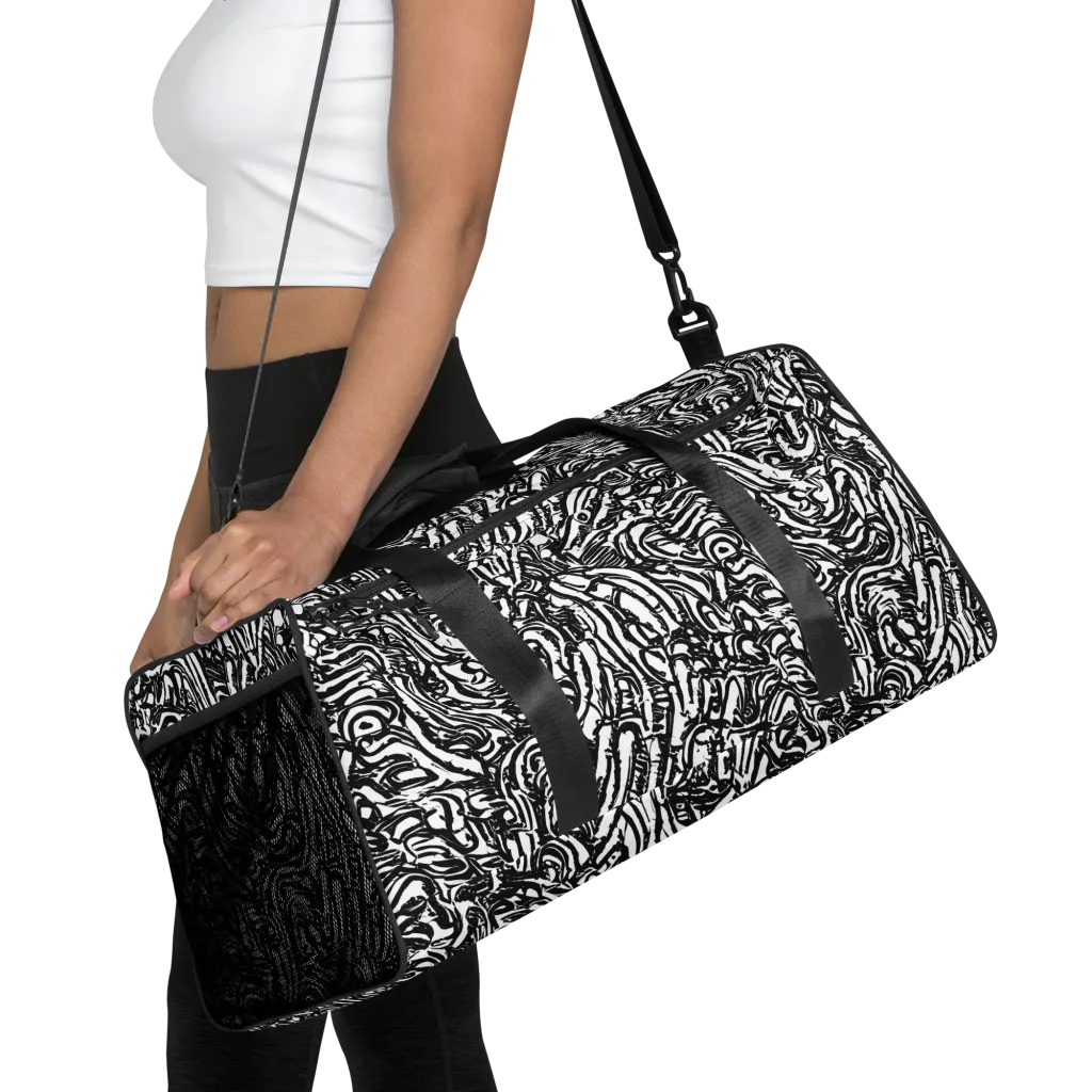 Shadow Marbling on Duffle Bag — Front