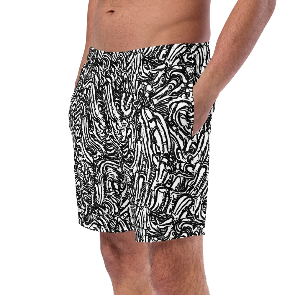 Shadow Marbling on Swim Trunks — Left Front