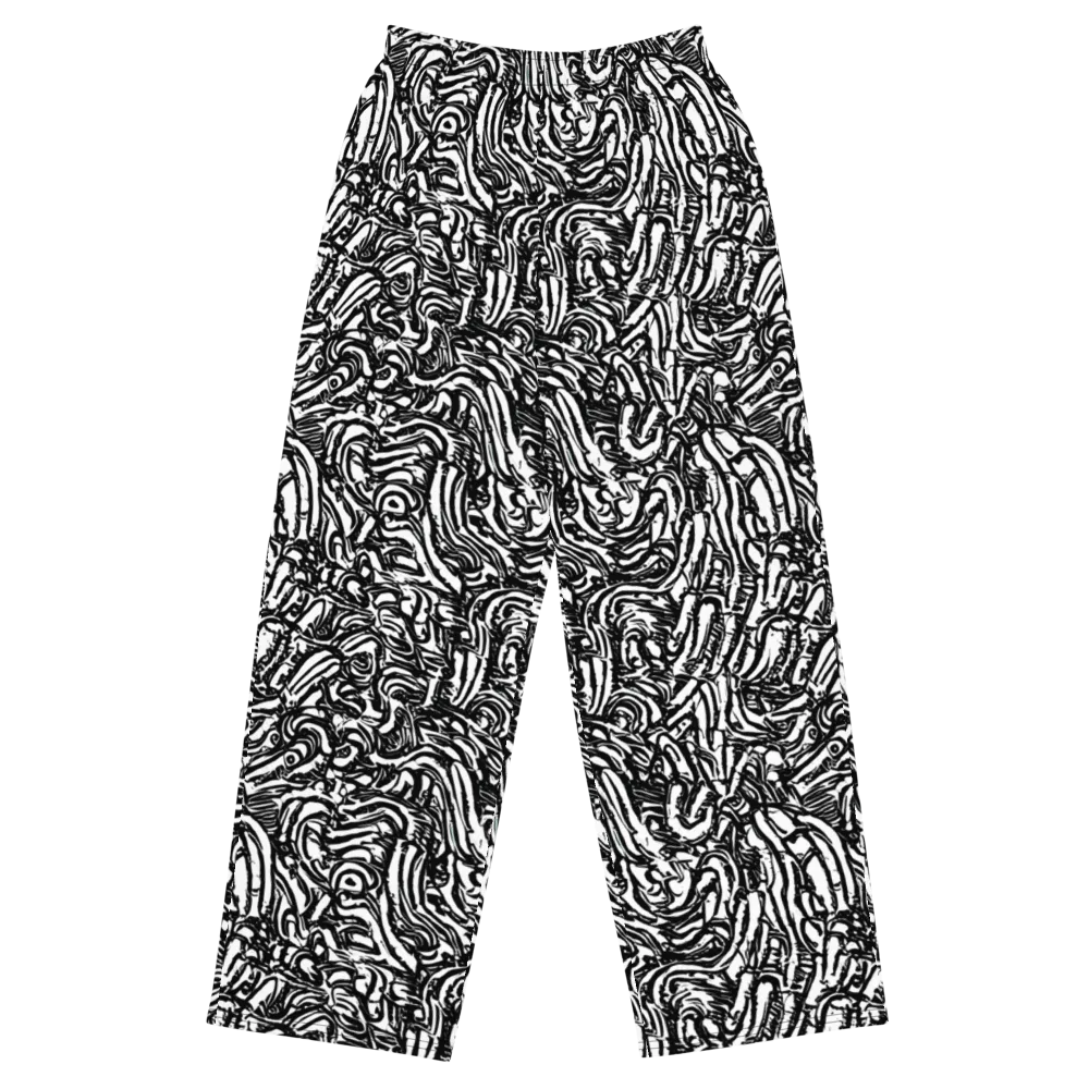 Shadow Marbling on Wide-Leg Pants — Front