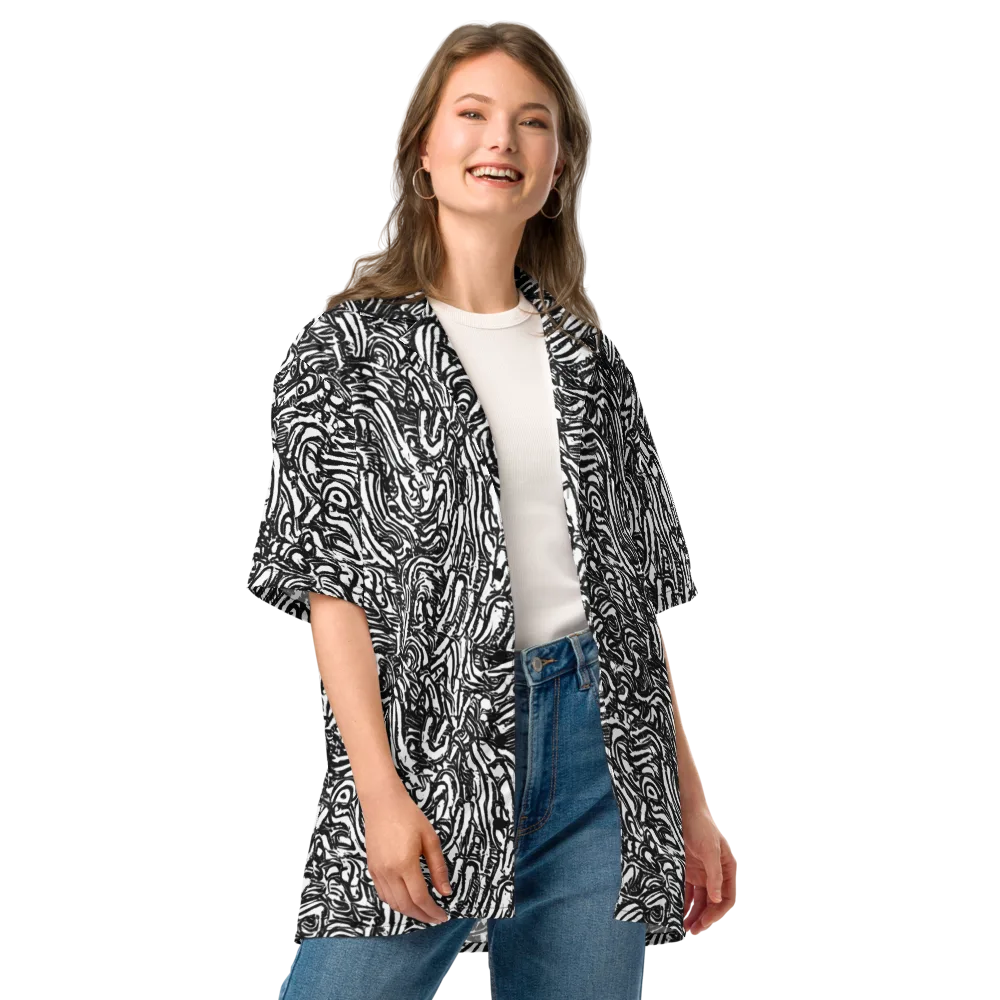 Shadow Marbling on Button Shirt — Front