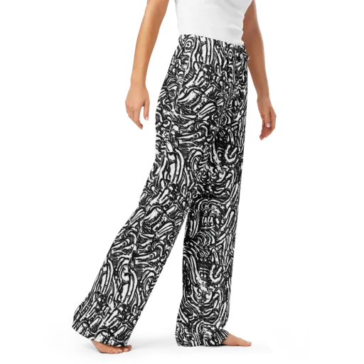 Shadow Marbling on a Women's Pajama Pants