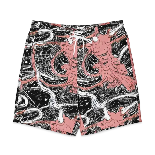 Blush Ink Current on a Men's Board Shorts
