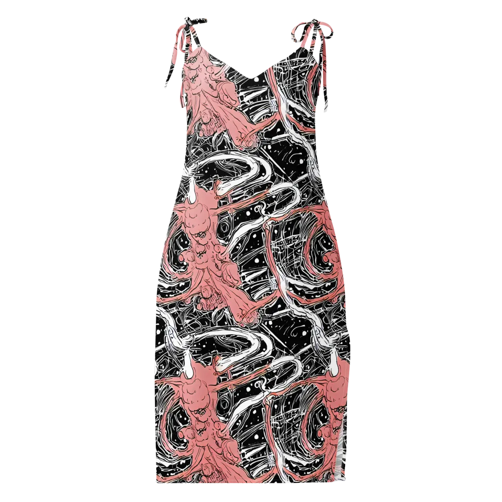 Blush Ink Current on Slip Dress — Front