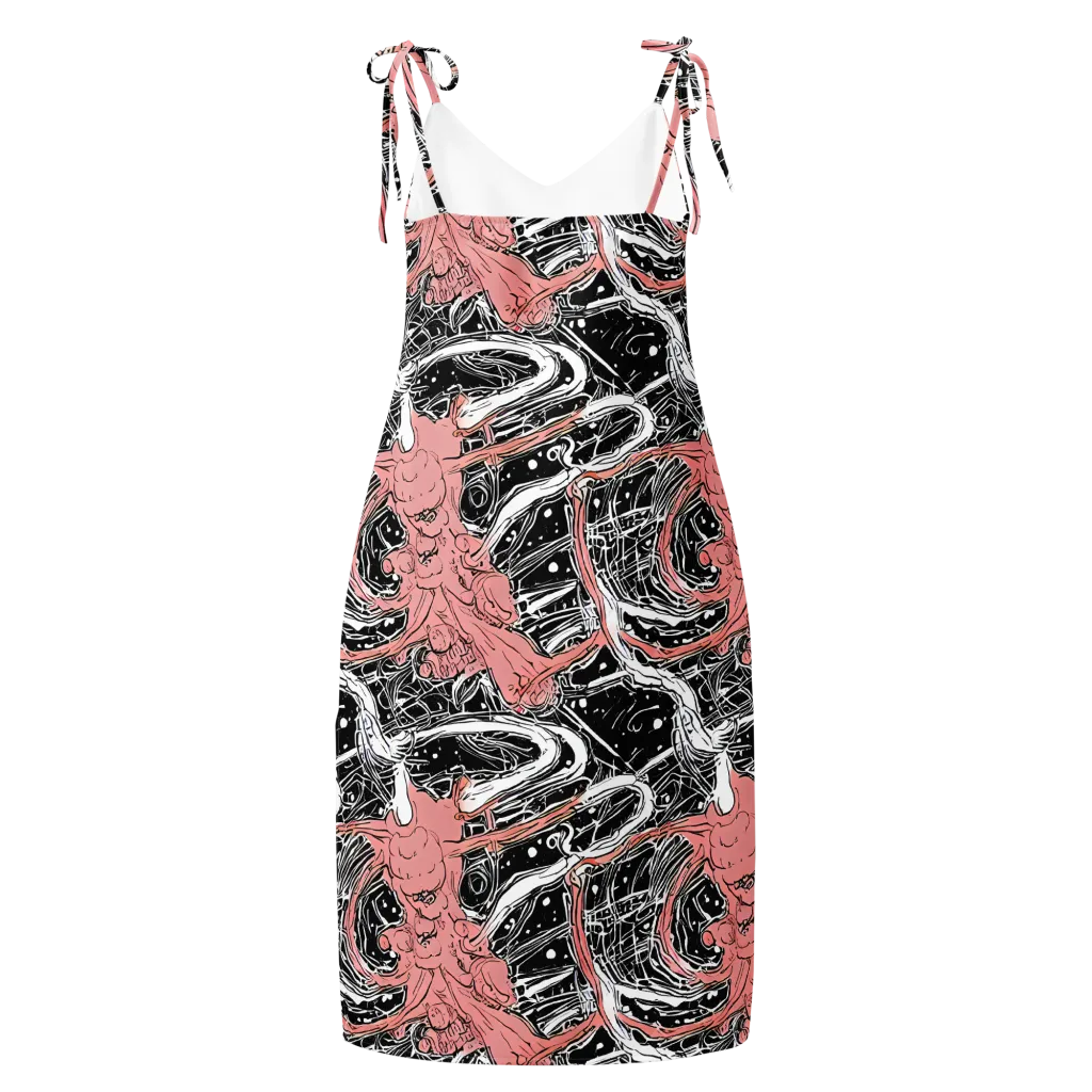 Blush Ink Current on Slip Dress — Back