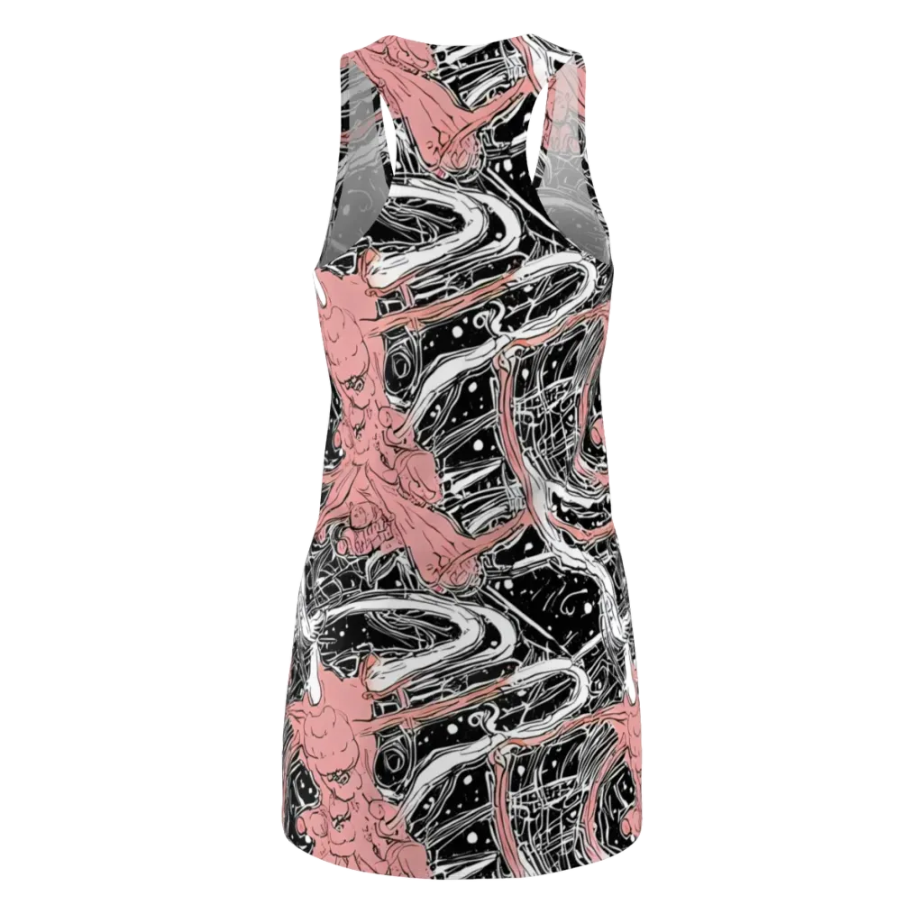 Blush Ink Current on Racerback Dress — Back
