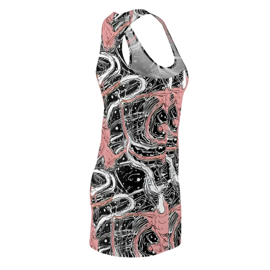 Blush Ink Current on Racerback Dress — Back Side