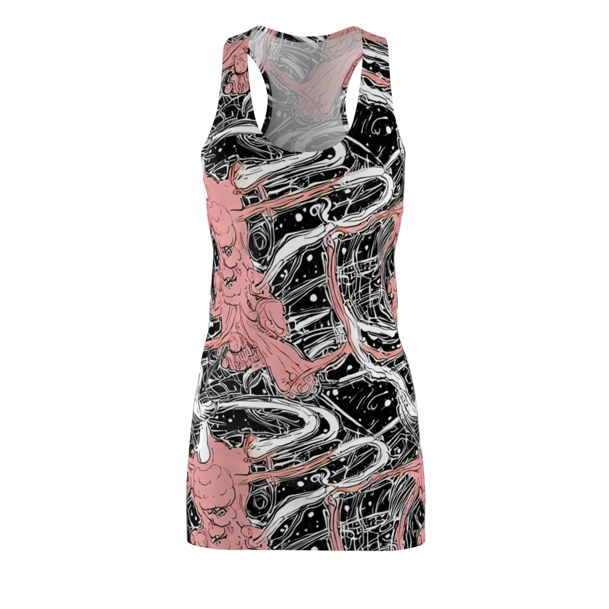 Blush Ink Current on Racerback Dress — Front