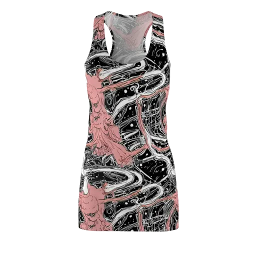 Blush Ink Current on a Racerback Dress