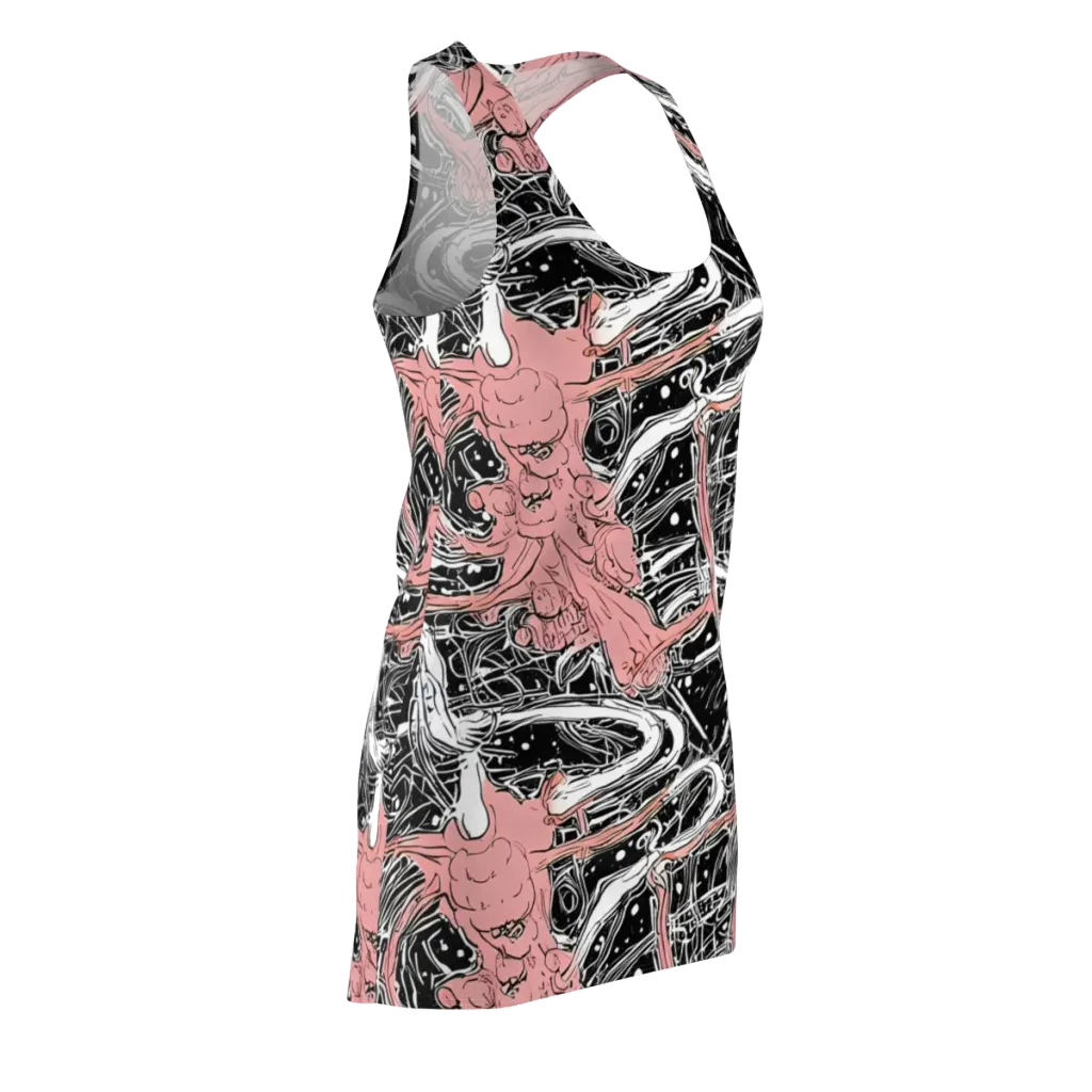 Blush Ink Current on Racerback Dress — Front Side
