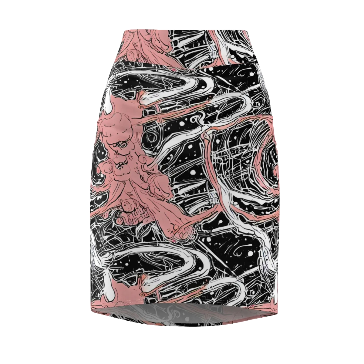 Blush Ink Current on Pencil Skirt — Front
