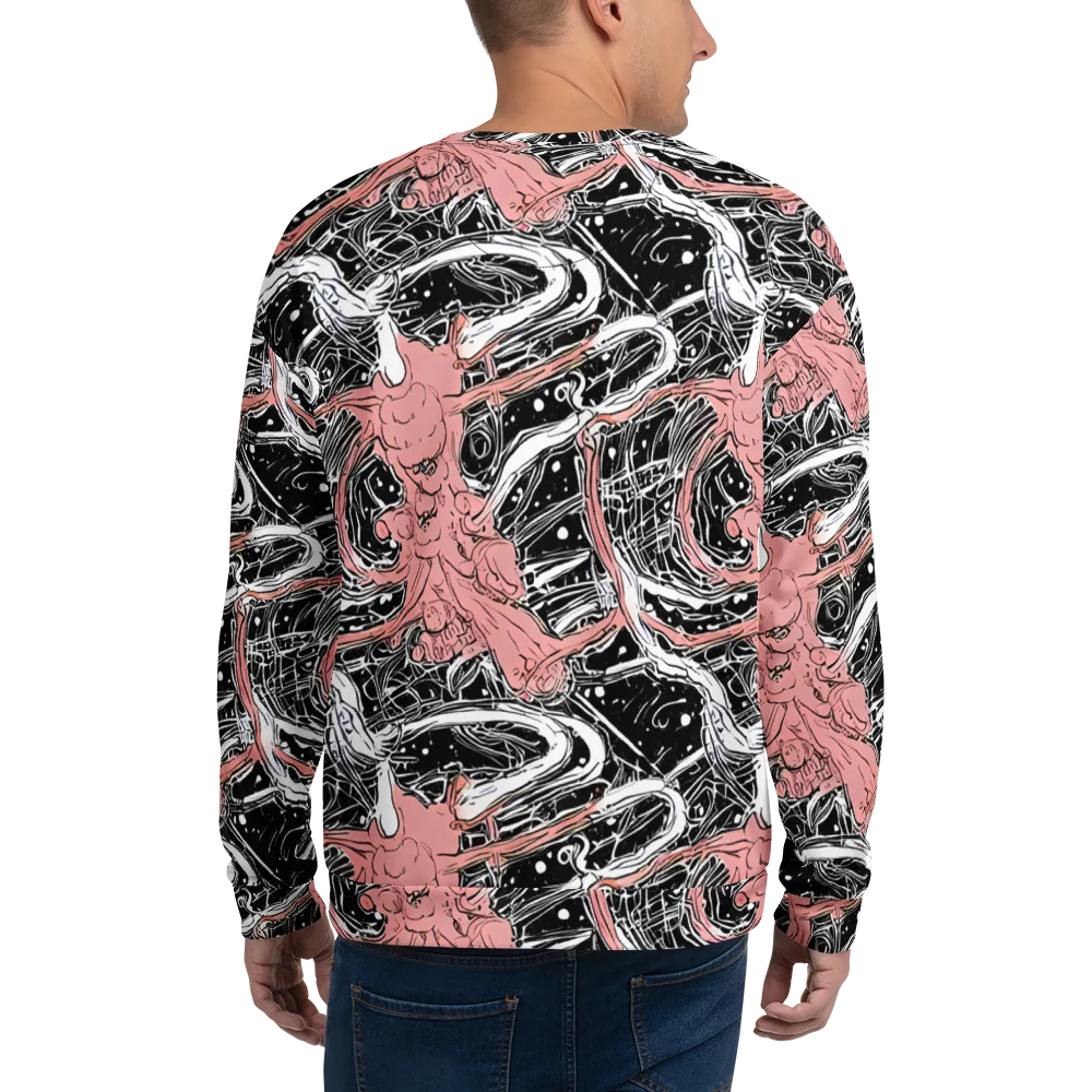 Blush Ink Current on Sweatshirt — Back