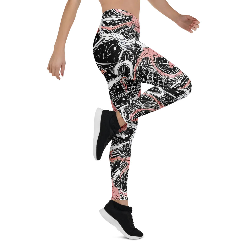 Blush Ink Current on Leggings — Right