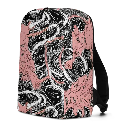 Blush Ink Current on a Minimalist Backpack