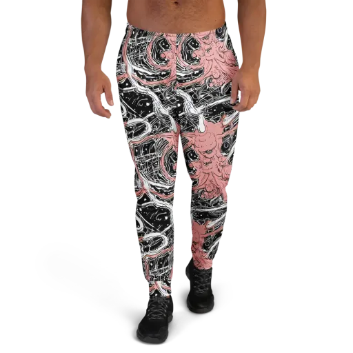 Blush Ink Current on a Men's Joggers