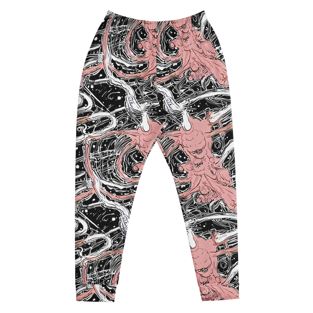 Blush Ink Current on Men's Joggers — Front