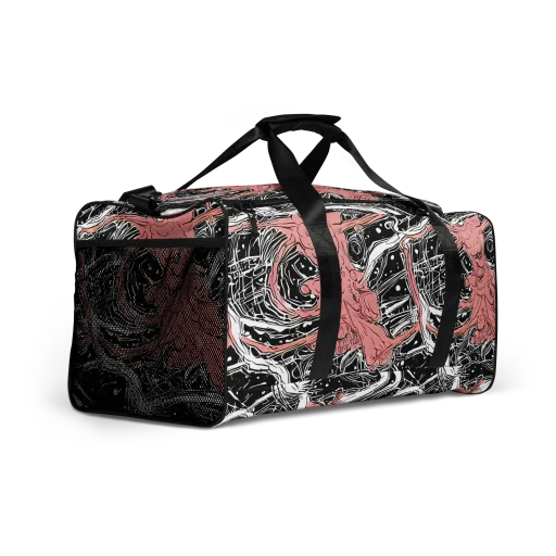 Blush Ink Current on a Duffle Bag