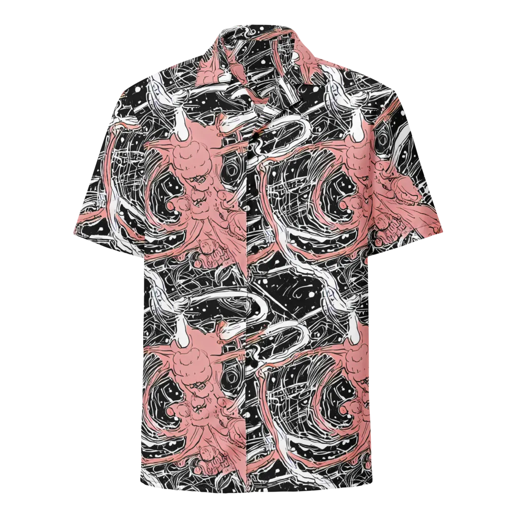 Blush Ink Current on Button Shirt — Front