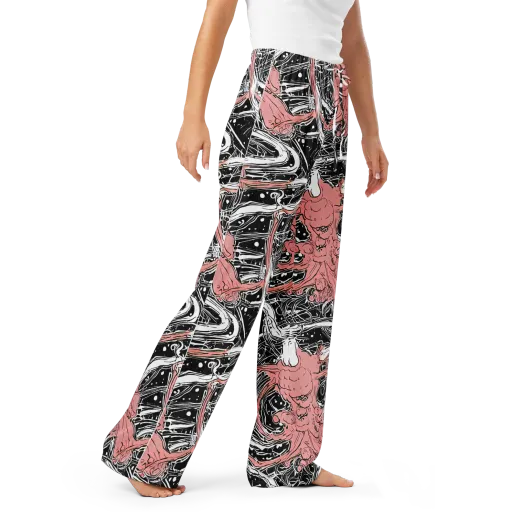 Blush Ink Current on a Women's Pajama Pants