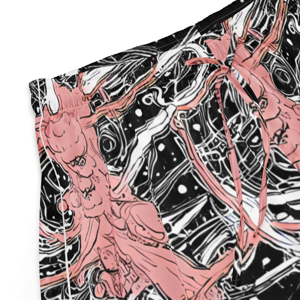 Blush Ink Current on Women's Pajama Shorts — Product details