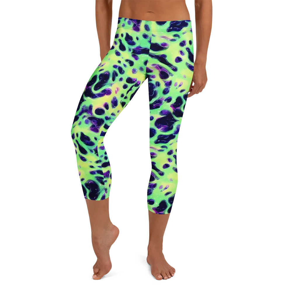 Luminous Ink on Capri Leggings — Front