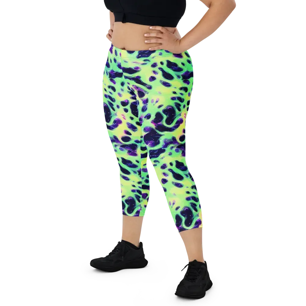 Luminous Ink on Capri Leggings — Front