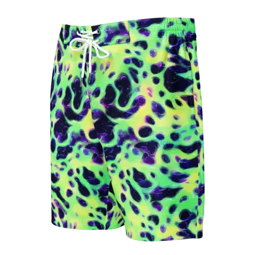 Luminous Ink on a Men's Board Shorts