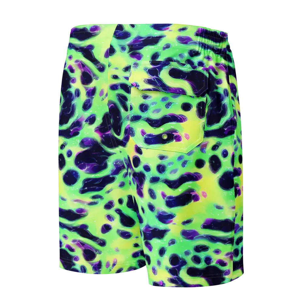 Luminous Ink on Men's Board Shorts — Back