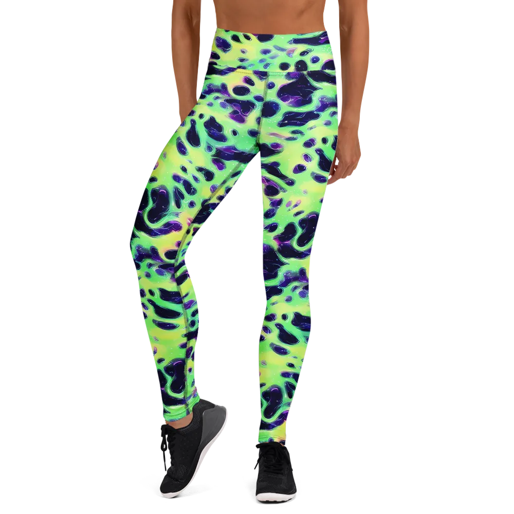 Luminous Ink on Yoga Leggings — Front