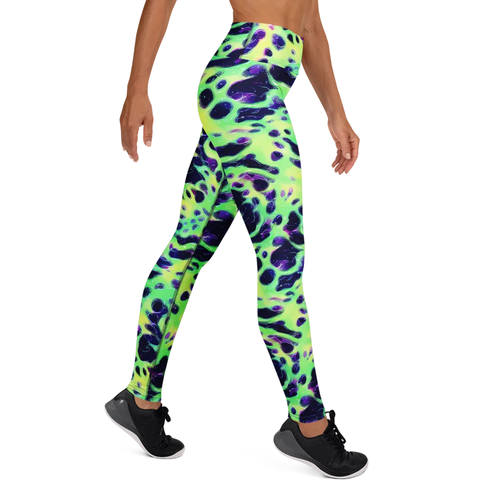 Luminous Ink on Yoga Leggings — Right
