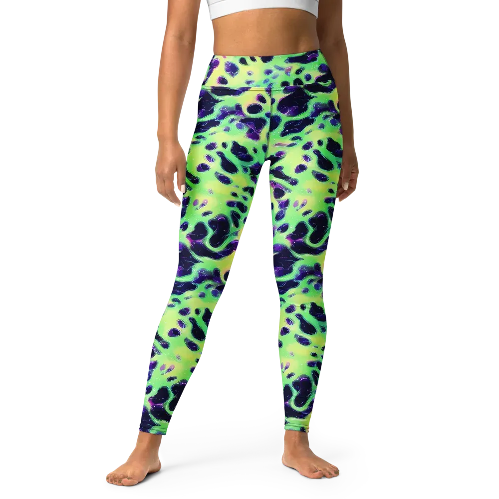 Luminous Ink on Yoga Leggings — Front