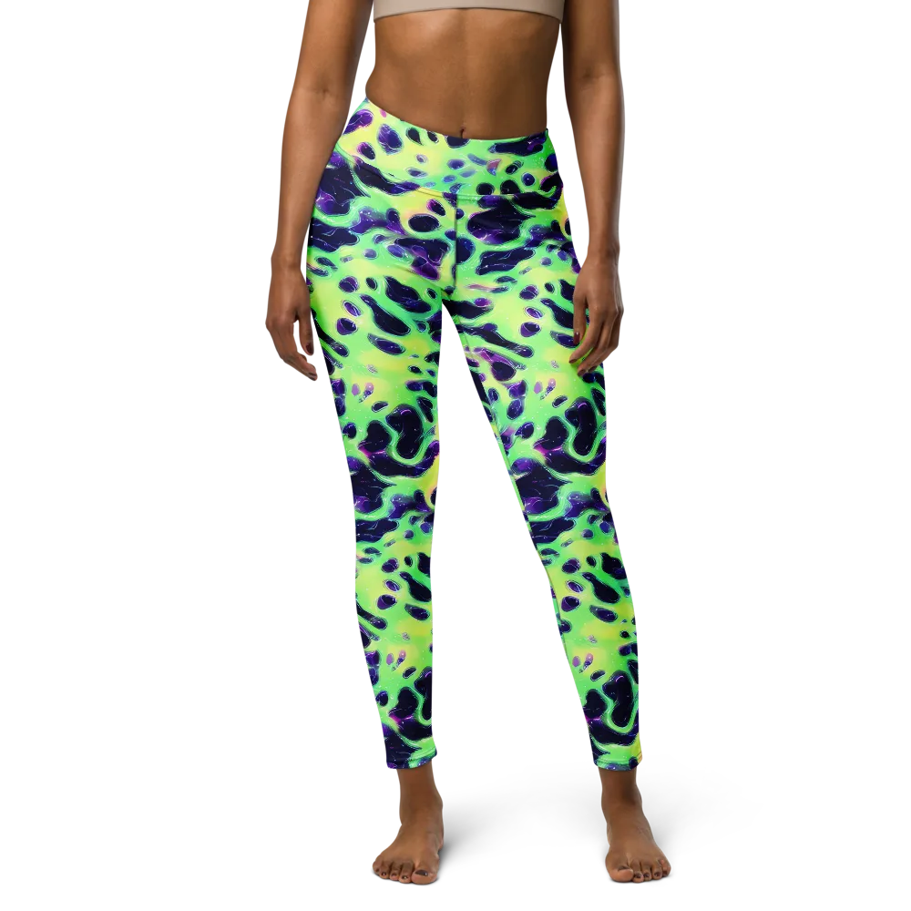Luminous Ink on Yoga Leggings — Front