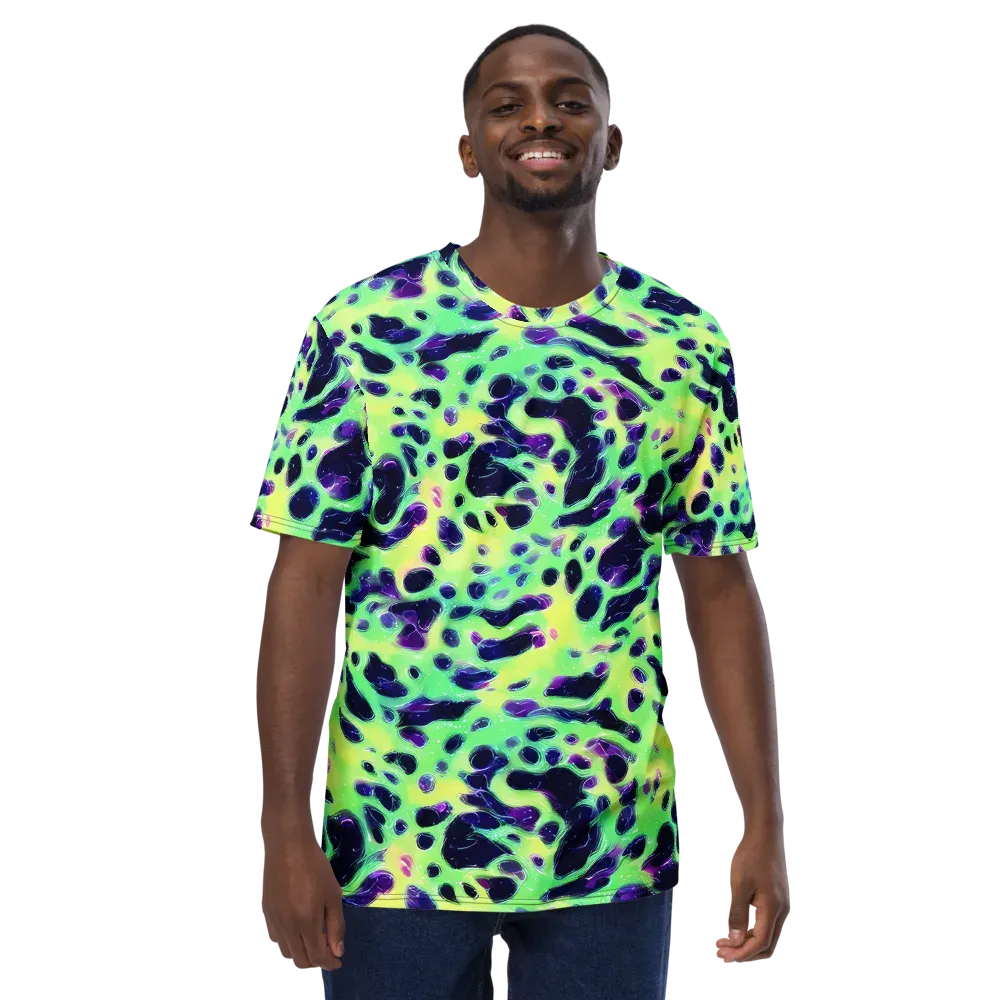 Luminous Ink on Men's Crew Neck T-Shirt — Front