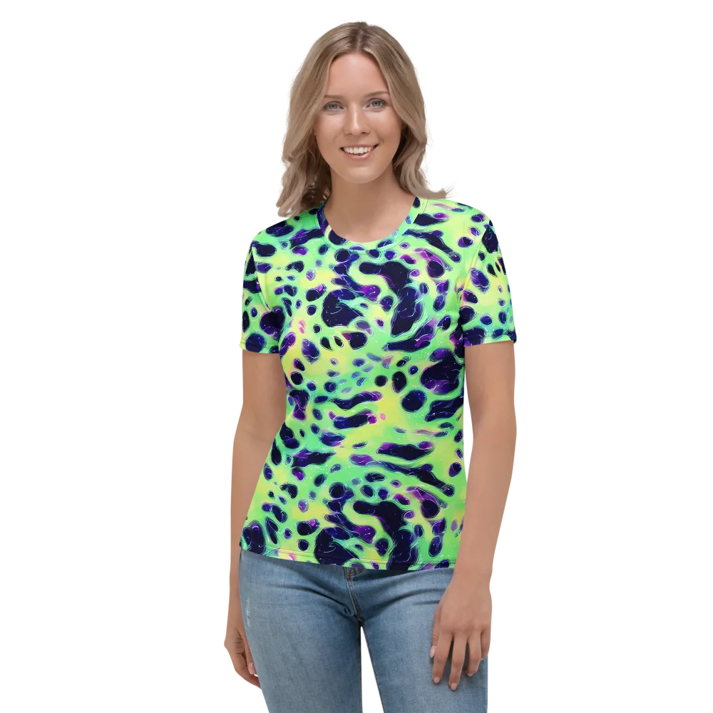 Luminous Ink on Women's Crew Neck T-Shirt — Front