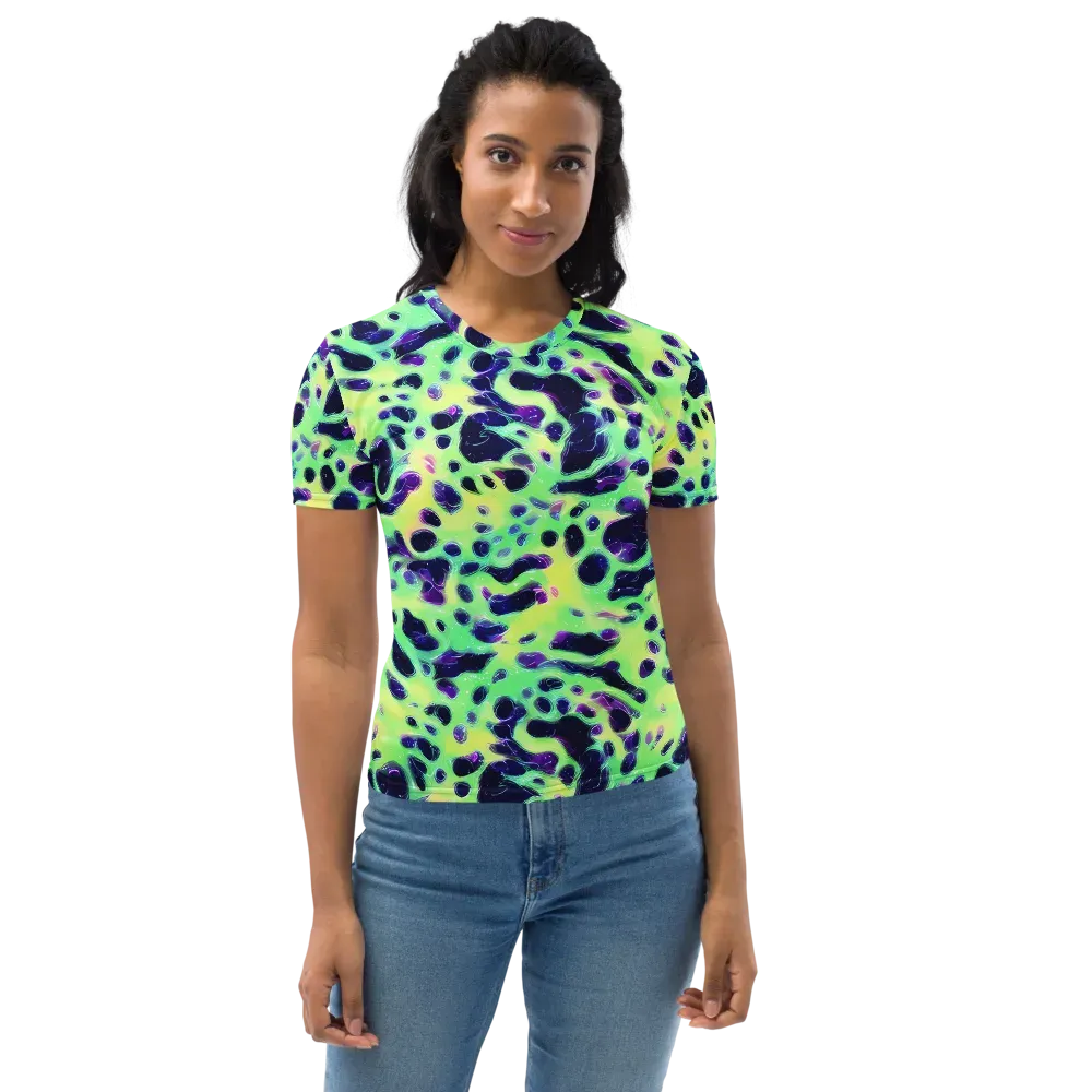 Luminous Ink on Women's Crew Neck T-Shirt — Front