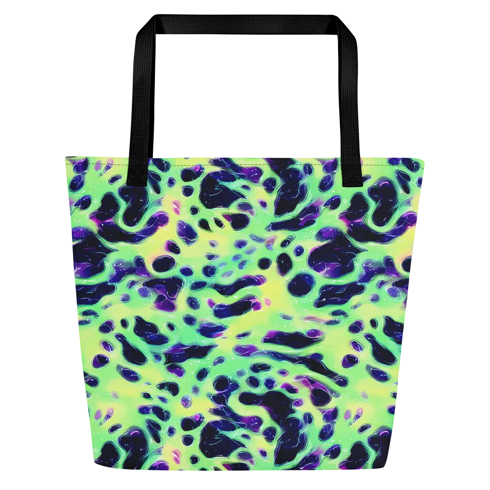 Luminous Ink on Large Tote Bag W/ Pocket — Front