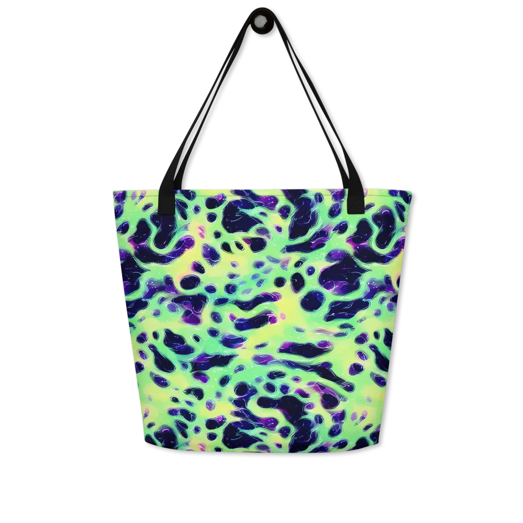 Luminous Ink on Large Tote Bag W/ Pocket — Front