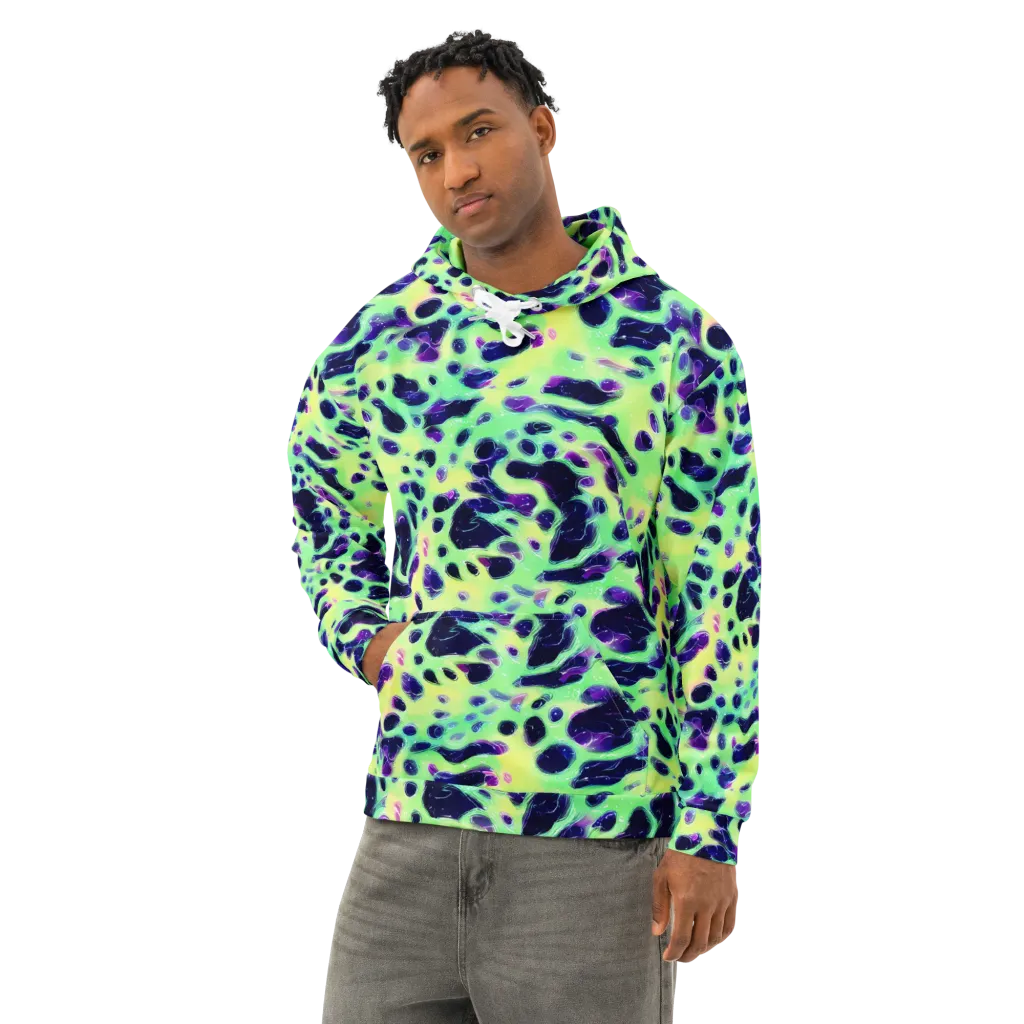 Luminous Ink on Cotton Hoodie — Left Front