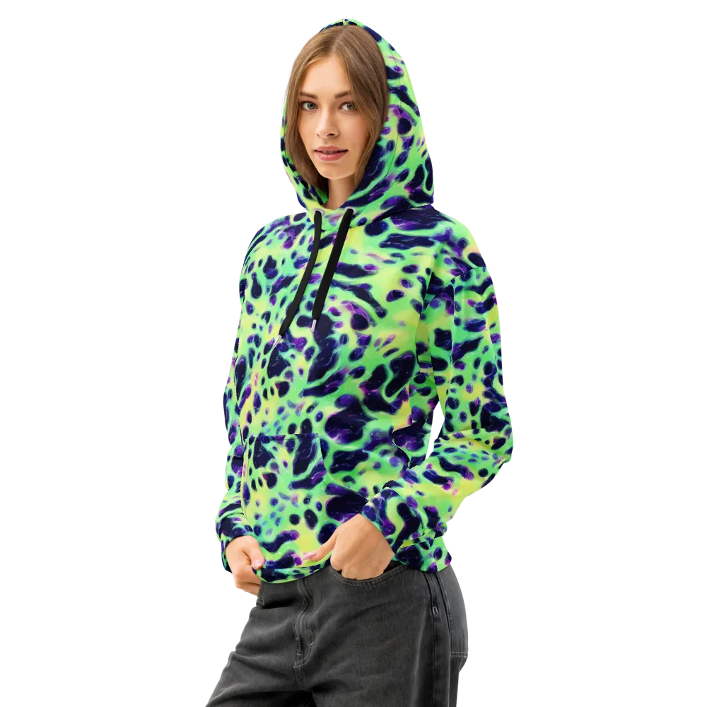 Luminous Ink on Cotton Hoodie — Left Front