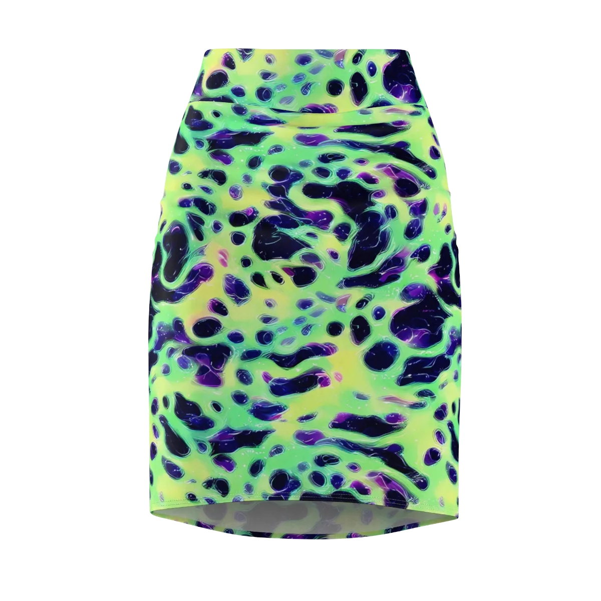 Luminous Ink on Pencil Skirt — Front