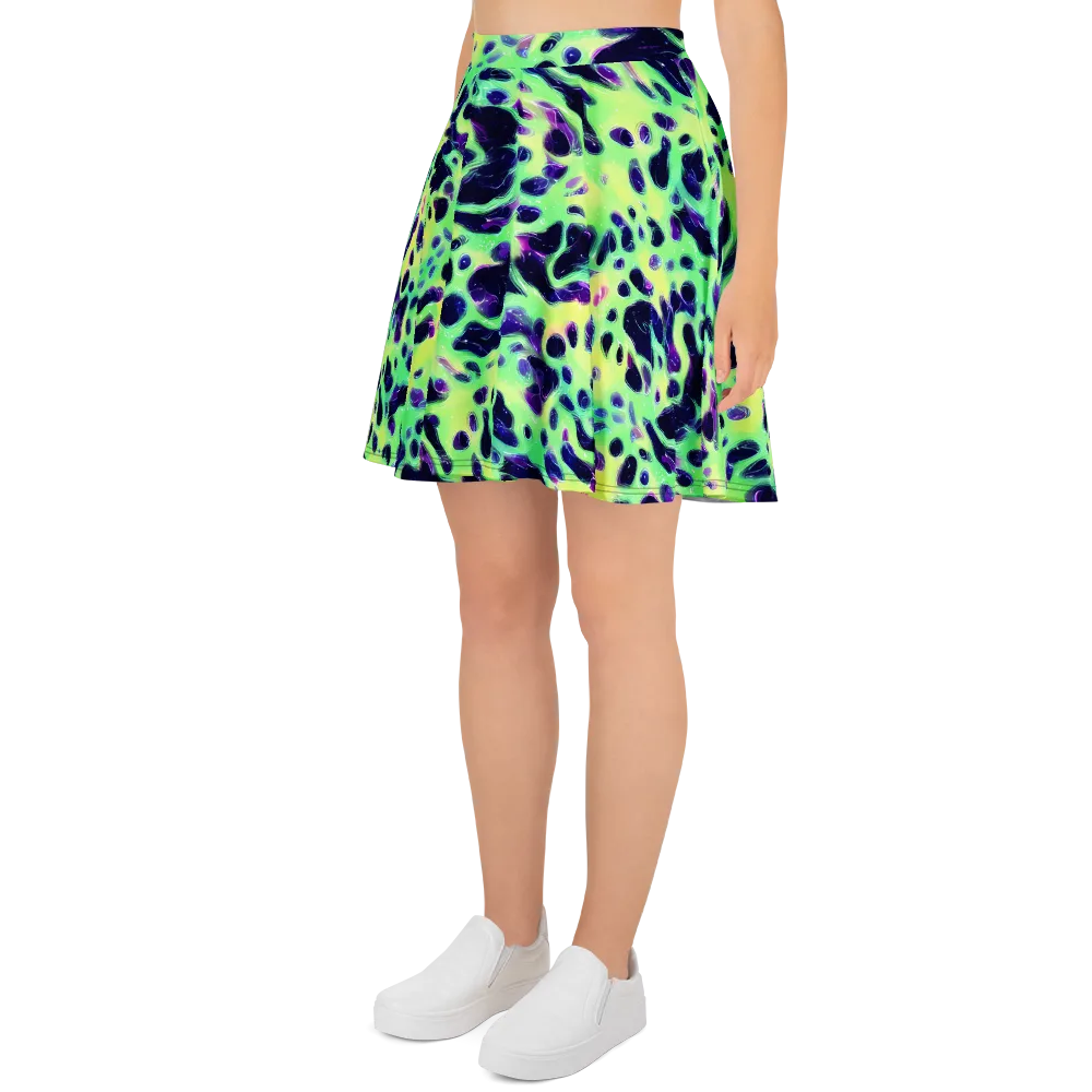 Luminous Ink on Skater Skirt — Left
