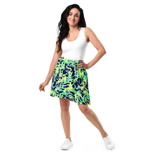 Luminous Ink on a Skater Skirt